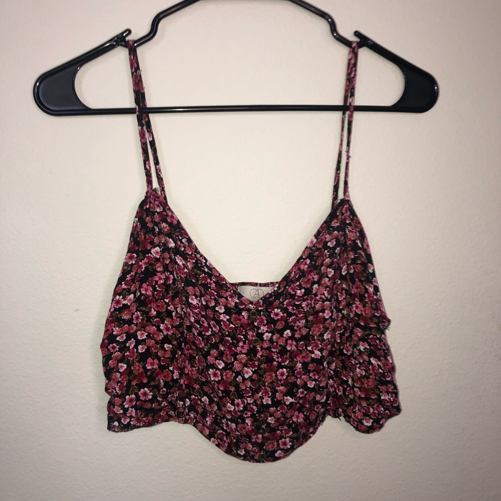 Rose crop top